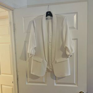 Zara White Blazer